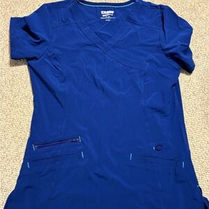 Scrubstar Performance Blue Scrub Top